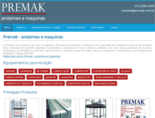 Tablet Screenshot of premak.com.br